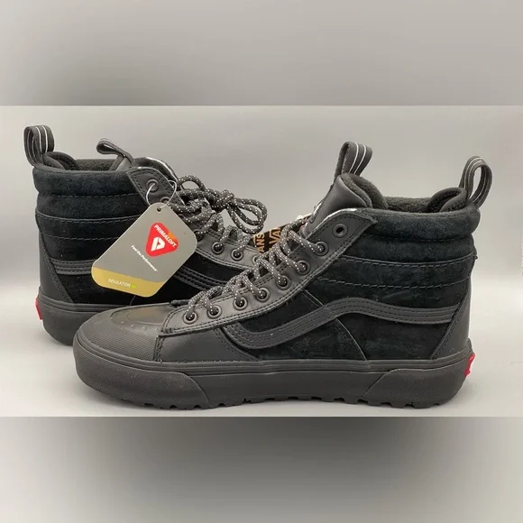 Vans Sk8 Hi Mte 2 Black/Black 3M Primaloft Hydroguard Boots Men’s 8 & 9 NEW - Picture 5 of 12